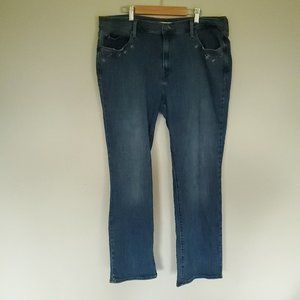 Levi's 505 straight embroidered jeans size 33